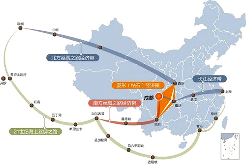 菱形經(jīng)濟圈 打造西部大開(kāi)發(fā)升級版